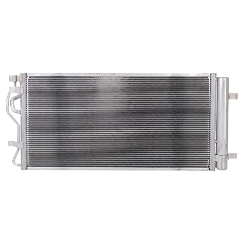 Image of TRQ A /C Condenser & Receiver Drier Assembly for 19-21 Hyundai Veloster 20-22 Kia Soul