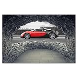 Adesivi murali Decor Photo Sticker 120x80cm Bugatti Veyron Super Car No. H800Z_WCNS1B