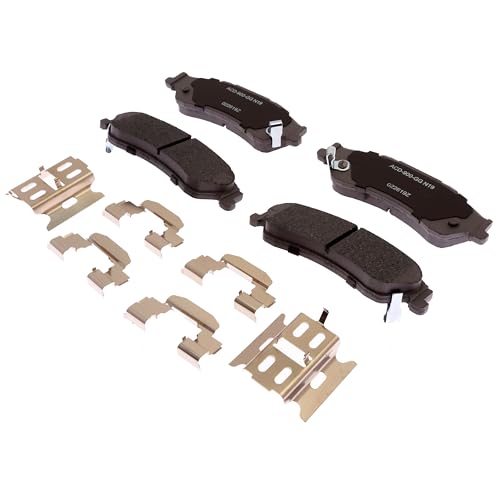 ACDelco Advantage 14D729CHF1 Ceramic Rear Disc Brake Pad Set with Clips