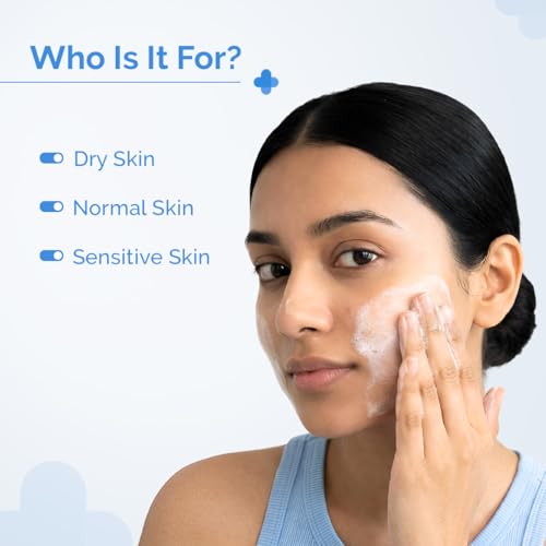 Image of The Derma Co 2% Niacinamide Gentle Skin Cleanser for Sensitive, Dry, Normal Skin - 250 ml Non-Irritant | 100% Soap-Free | Non-Oil Stripping | Gently Cleanses Makeup