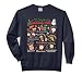 12 Days of Math Teacher Christmas Holiday Comfort Colors Adult Sweatshirt