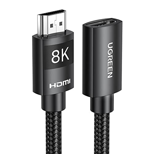 Amazon | UGREEN 8K HDMI延長ケーブル HDMI2.1 延長コード 48Gbps 2.1