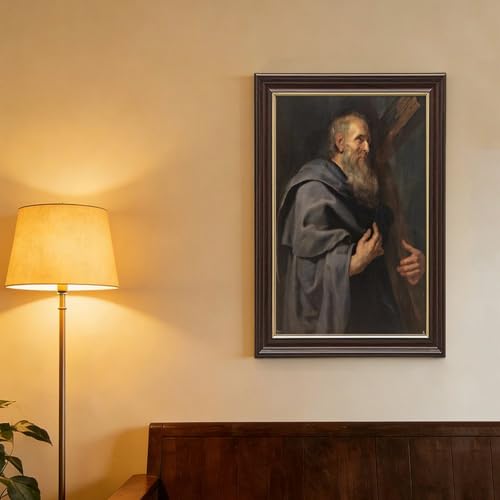 Impression sur toile Saint Philippe par Rubens tableau 20x30 cm décor mural de salon