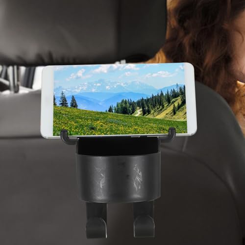 Portavasos para respaldo de auto NUOBESTY 2 piezas negro miniatura 5