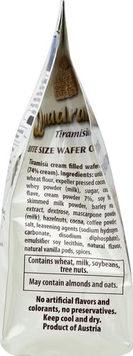 Image of Loacker Quadratini Tiramisu' Wafer, 220g /7.76oz (Pack of 4)