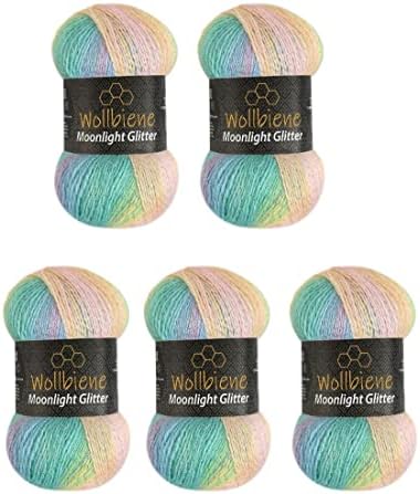 5 gomitoli di lana Batik da 100 g 500 g con gradiente