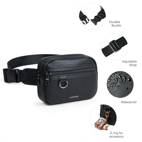 Bolso pequeño para shopping y running riñonera ajustable LATMAP 7