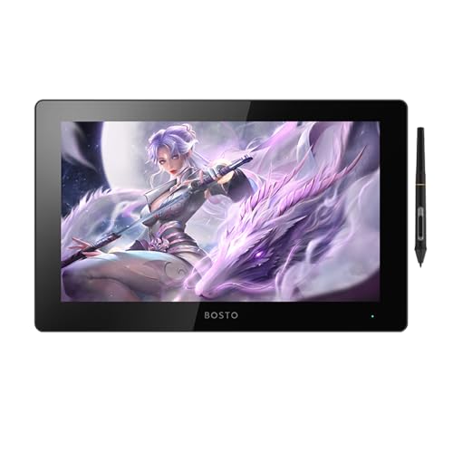 Tableta de dibujo Irfora X5 de 15,6" con lápiz de 16K niveles de presión y 8 teclas