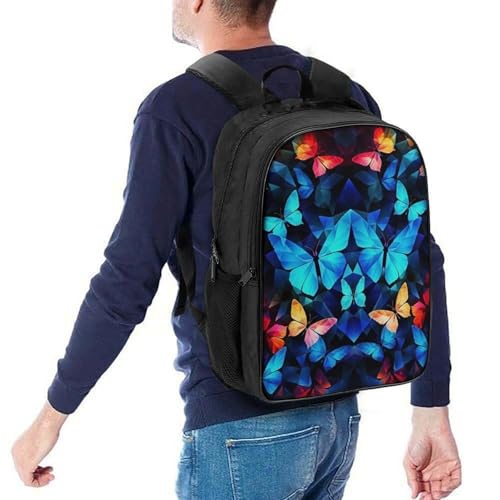 Mochilas escolares de primaria impermeables con mariposas y gran capacidad para chicas 5