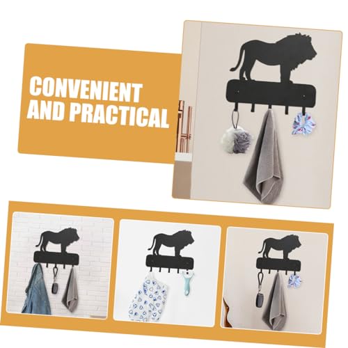 Perchero de pared resistente con diseño elegante de metal PRETYZOOM 3