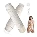 Bikini Trimmer for Women, Cordless Dual-Head Electric Razor Painless Hair Removal, Waterproof Lady Dermave Shaver for Body Facial Bikini Private Area (White)
