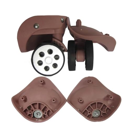 1 Pair A79 Trolley Case Luggage Wheel Repair Travel Suitcase Parts Accessories Wheel Replacement Wheels(Light for Grey,Large)4