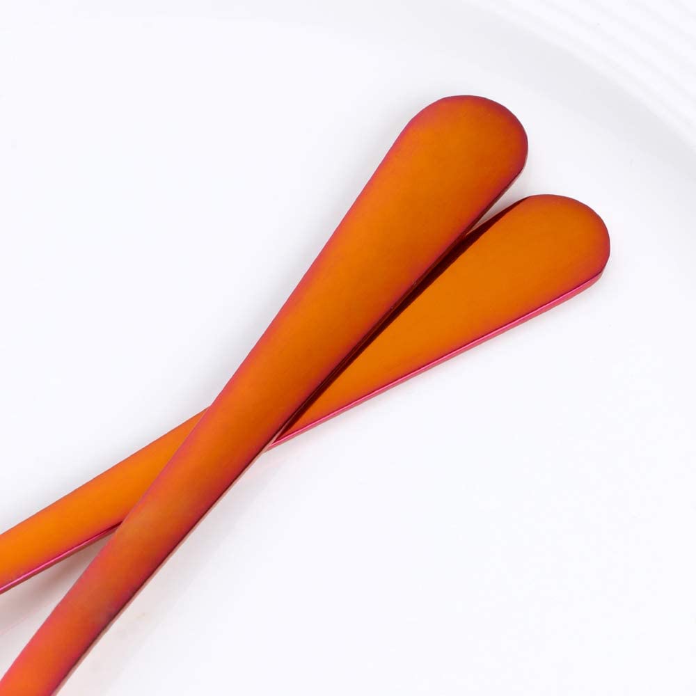 オレンジSpoon board Technological Amazon.com: MINGYU Dinner Spoons Set of 12 Stainless Steel