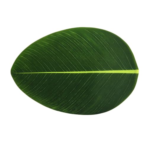 Set de table feuille vert KnSam rectangulaire 32x47cm lavable et design - 7
