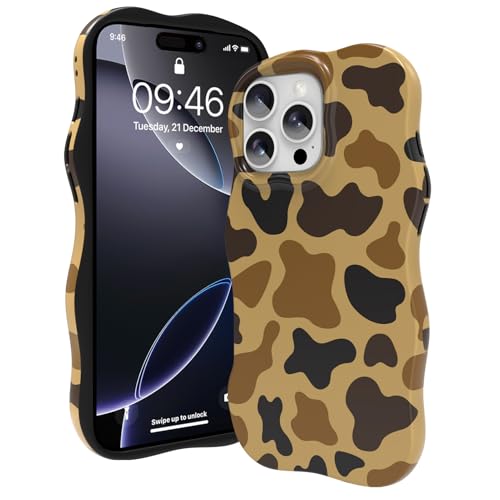 ZIYE Wave Design for iPhone 16 Pro Case, Brown Camouflage by ZIYE - Used condition - US$7.11