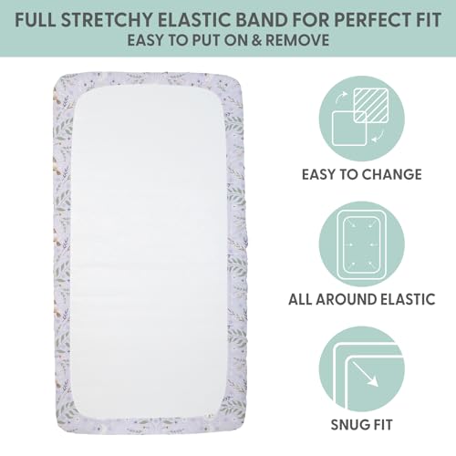 The Peanutshell LUNAR LOVE Baby Girl Crib Sheets thumb #3