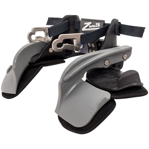 Zamp Z-Tech Series 2A SFI 38.1 Head and Neck Restraint Certified Black/Gray One Size Fits All