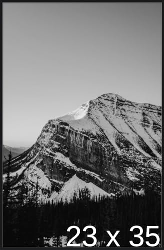 Frame It Easy 23 3/8 x 35 1/4 Satin Black Metal Frame (Ashford) 23.4x35.25 inches