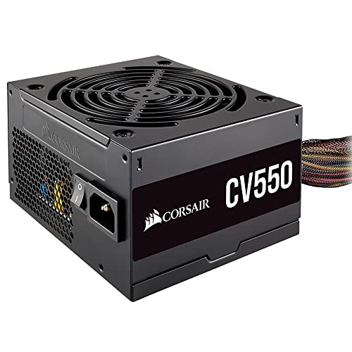 Fonte Corsair CV550 550W 80 Plus Bronze c/Cabo de Força CP-9020210-BR 4 Fonte Corsair CV550 550W 80 Plus Bronze c/Cabo de Força CP-9020210-BR - Imagem 4