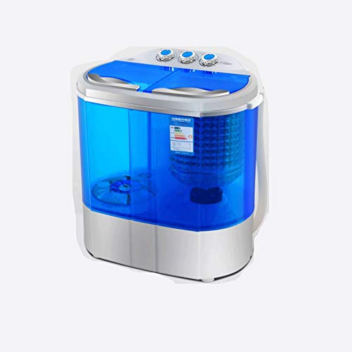 portable washing machines Portable Mini Twin Tub Washing Machine w/Wash and Spin Cycle Built-in Gravity Drain Capacity For Campi