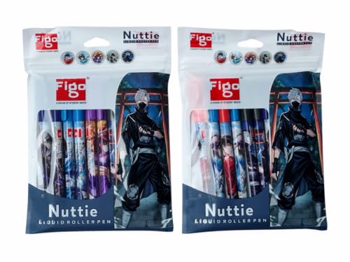 Image of MSGH Figo Fomo Panda Liquid Roller Pen (NUTTIE BLUE PEN 20pcs)