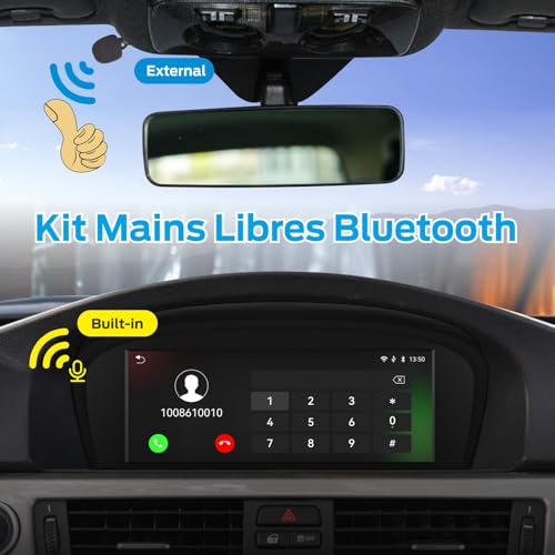 Autoradio Linux BMW E60 E61 E90 E91 E92 CIC iDrive | Bluetooth Android Auto Écran - 5