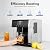 ARPITUYN 2-in-1 Ice Maker & Water Dispenser, 3 Ice Sizes in 8-12 Mins, Countertop Ice Maker Built-in Water Dispenser, Stainless Steel Ice Machine with Ice Scoop for Kitchen, Office, Party