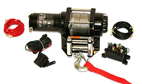 Bulldog Winch 2500lb ATV Winch con cable de acero miniatura 1