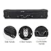 yinfente Oblong Wooden Double Full Size Violin Case Viola Case For 15-16.5inch With Adjustable Backstrap Four Bow Holders Thinck Padding