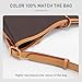 OAikor Vachetta Leather Strap Vachetta Leather Strap for Louis Vuitton Compatible with L v Carryall Tote Bag,Vegetable Tanned Top Cowhide Leahter Bag Extender Strap,Width0.79'',Length7.9'',Beeswax