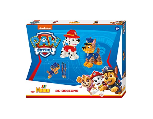 Hama Beads 7920 Perlas de Planchado Paw Patrol, Set Grande de Regalo con Motivos 3D, Aprox. 4000 Cuentas Midi, 5 Mm de Diámetro, para Niños A Partir de 5 Años