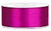 Libetui 25 Meter Satinband Fuchsie 25mm Schleifenband Fuchsie Satin Dekoband Fuchsia Geschenkband Fuchsia Geschenkverpackung Blumenband Hochzeit Band Fuchsia