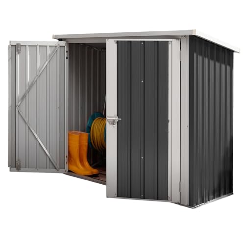 Home Deluxe - Geräteschuppen BOHIO - Größe: XXS - Maße 147 x 86 x 134 cm, Raumfläche 1 m², inkl. Fundament I Gerätehaus Gartenschuppen Gartenschrank