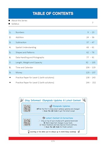 Image of Oswaal One For All Olympiads Class 1 Maths Prep-Guide Book | Chapter-wise Previous Years' Solved Papers | Questions for SOF IMO & Other Olympiad Exams 2026 | With Sample Practice Papers & Oswaal.AI