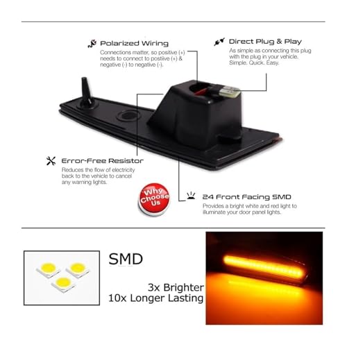 Luz de espejo para Cherokee KK soluciona fallos de intermitente ámbar 7