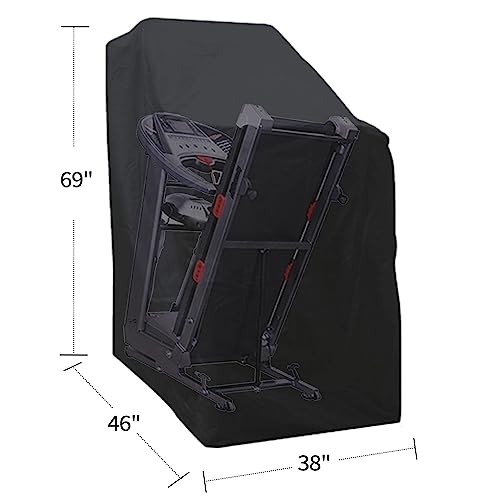 Image of Large Treadmill cover waterproof outdoor,Cover for Folding treadmill, Running machine,Exercise Workout Equipment Protective Dustproof