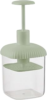 Milageto Rich Foam Maker, Bubble Maker Face Wash Press Type, Lightweight, Facial Cleansers Foam Cup Face Wash Foamer for Banheiro Travel Household Men, VERDE