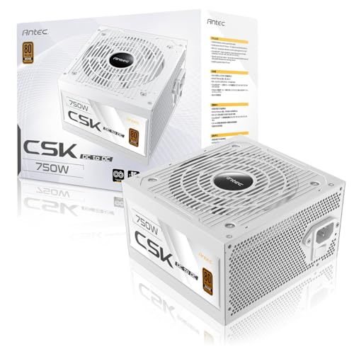 ANTEC �d�����j�b�g CSK750DC �o��750W �z���C�g 80PLUS BRONZE �F�؎擾 ���ϋv �d�����j�b�g Antec CSK750DC White