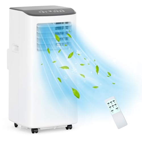 Image of 8,000 BTU Portable Air Conditioners, Portable AC Unit with Cool, Fan, Dehumidifier, Sleep, 4-in-1 Air Conditioner Portable, 24H Timer, Remote & Installation Kit, for Bedroom, Apartment, Workspace