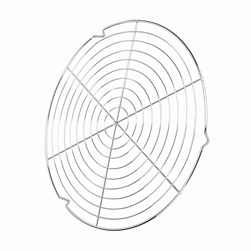 Round BBQ Wire Mesh Grill Net Barbecue Grilled Grid Rack Outdoor Camping Picnic Tool with Stable and Nonstick, Easy to for Barbecue, Outdoor Camping, Picnic
