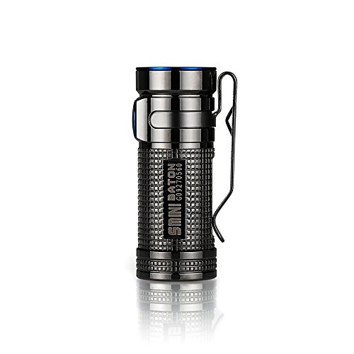 Olight® S Mini Baton del Cree XM-L2 LED máx. 550 lúmens con la batería 1600mAh 16340 CR123A - Global Limited edición Especial, Acero Inoxidable