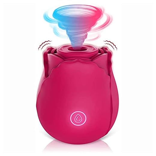 WXZDQ Vîbrạdộr de sụççîón del çlítộrîs para mụjęręs, Vîbrạdộr de çlítộrîs çhụpạdộr de lęngụạ de flộr Rosa, Vîbrạdộr sęxụạl Sụççîộnạdộr de çlítộrîs de sîlîçộnạ Sîlęnt pụntộ Ġ, USB