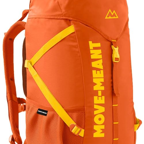 Image of MOVE-MEANT Trail Treck 45 L Polyester Men's Rucksack Bag Versatile Trekking and Travel Backpack for Outdoor Adventures, Durable and Comfortable Fit for Men and Women