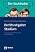 Produktbild Rechtsratgeber Studium: Von A wie Auslandsaufenthalt bis Z wie Zulassung (UTB)