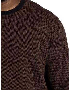 Oak Hill Herringbone Crewneck Sweater2