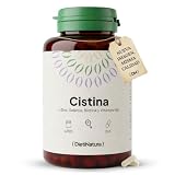 Dieti Natura Cistina 200 cápsulas con L-cistina, Biotina (B8), Zinc, Selenio y B6 - Cistina para Apoyo al Crecimiento y Cuidado del Cabello en Mujer y Hombre - Sin Gluten ni OGM