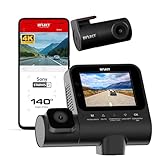 Dylect&reg; Sense 4K Ultra 3 Channel Dash Cam with Sony STARVIS 2, 4K Front + 1080p Rear + Cabin, GPS, Night Vision, Wi-Fi, 140&deg; Wide Angle, Loop Recording, 2.4&rdquo; IPS, Supports 1TB Amazon Deal