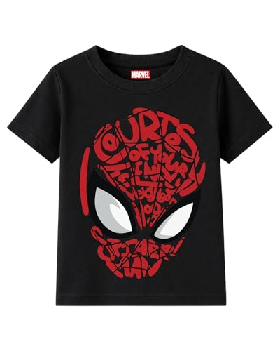Image of Kuchipoo Marvel Boys Avengers & Spider-Man Printed Cotton T-Shirt Combo | Superheroes Graphic Cotton Tees | Casual Summer Wear | Pack of 3