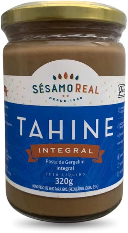 Tahine Pasta De Gergelim Integral 320g - Sésamo Real