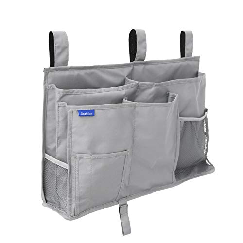 Surblue Bedside Caddy Hanging Bed Organizer Storage Bag Pocket for Bunk and Hospital